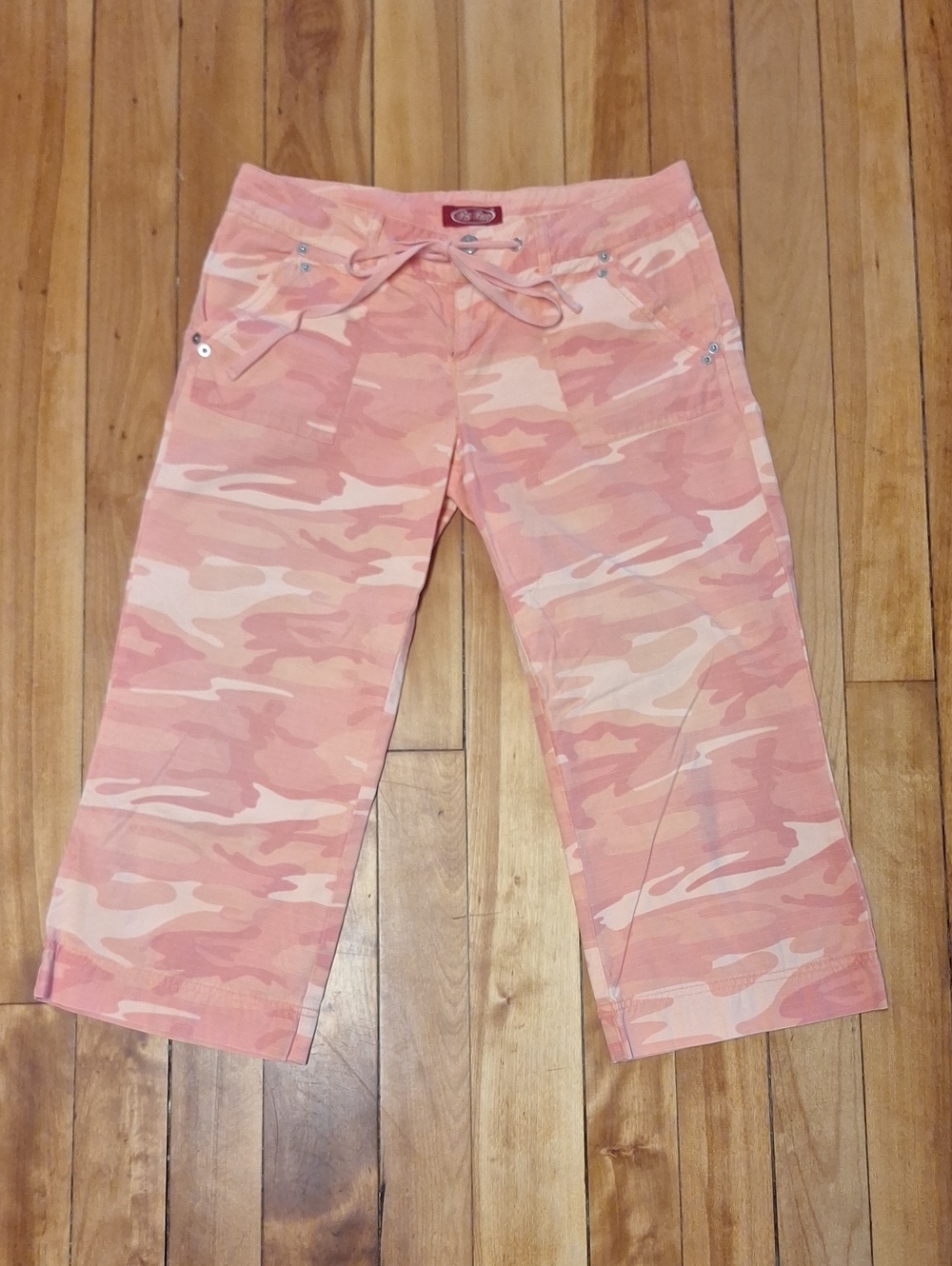 BeBop Peach-Pink Camouflage Pants